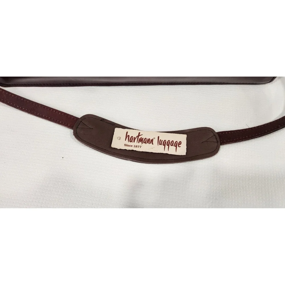 Vintage HARTMANN Leather Top Handle Briefcase W/ Shoulder Strap Lawyer Doctor
